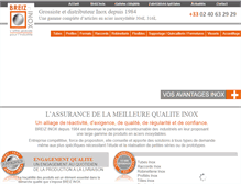 Tablet Screenshot of breizinox.fr